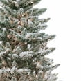 thumbnail image 2 of KSA 6' Pre-Lit Flocked Pine Artificial Christmas Tree, Clear Lights, 2 of 2