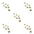 thumbnail image 1 of ZheElen 7pcs/set Colorful Butterflies Clips For Teenager Women - Fashionable And Exquisite Craftsmanship yellow 4.5cm 5Set, 1 of 6