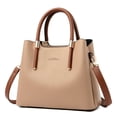 thumbnail image 1 of Women Handbag Elegant Large Capacity Letter Embossing Fashion Faux Leather Lady Tote Bag for Daily Use, 1 of 10