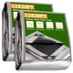 thumbnail image 1 of Yescom 2 Pack 12x20 Ft 10 Mil Poly Tarp Protective Cover Tarpaulin Outdoor Waterproof, 1 of 10