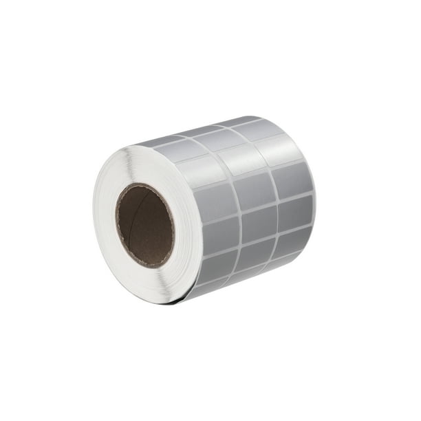 Directa Térmica Etiqueta Metálica Plateada 25x15mm en 1 Fila para Empaques, Artesanales Proyectos 5000 Etiquetas 1 Rollo Unique Bargains etiquetas profesionales de envío y manejo comercial