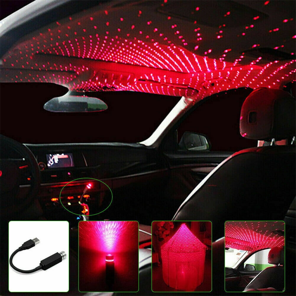 Usb Star Lamp Atmosphere Car Interior 