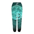 thumbnail image 4 of QATAINLAV Womens Baggy Cinch Bottoms Jogger Pants with Pockets Casual Drawstring Waist Sweatpant Halloween Novelty Graphic Print Trousers Gifts for Mom Multicolor S, 4 of 6