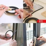 2Meters Sealing Draught Window Tape Excluder Collision Avoidance Seal Strip Foam