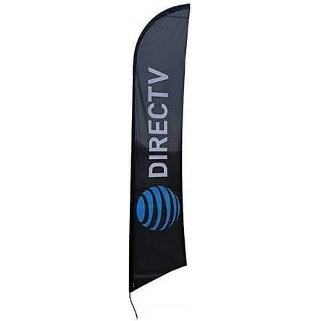 DirecTV Direct TV Feather Banner Swooper Flag, Replacement Flag Only