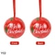 thumbnail image 3 of 1/2 piezas de caja de dulces de bola de Navidad, caja de hojalata de alce de Papá Noel, caja de embalaje de regalos de dulces, colgantes para decoración navideña de Año Nuevo 2025, 3 of 5