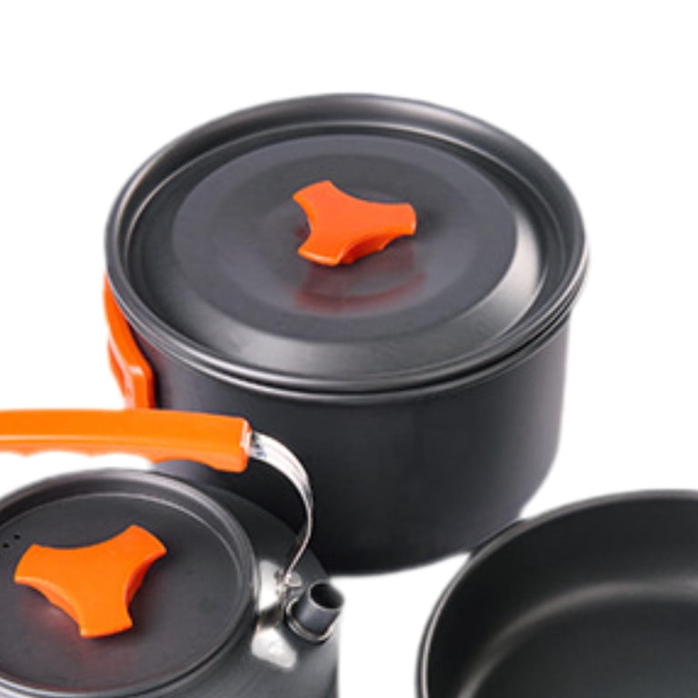 Queta Multi-PCS Kit de Cuisine de Camping, 1-2 Personnes Kit de Casseroles et Poêles Ultra-léger Compact Durable Extérieur Cookware pour Camping Randonnée Pique-Nique Pêche avec Réchaud et Une Tasses Queta Multi-PCS Kit de Cuisine de Camping, 1-2 Personnes Kit de Casseroles et Poêles Ultra-léger Compact Durable Extérieur Cookware pour Camping Randonnée Pique-Nique Pêche avec Réchaud et Une Tasses