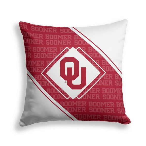 Pegasus Oklahoma Sooners 18" x 18" Diamond Boxed Decor Pillow