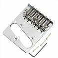 thumbnail image 3 of NATEFEMIN Enhance Sound Chrome Bridge for Fender Telecaster Optimal String Spacing & Intonation for All Skill Levels, 3 of 9