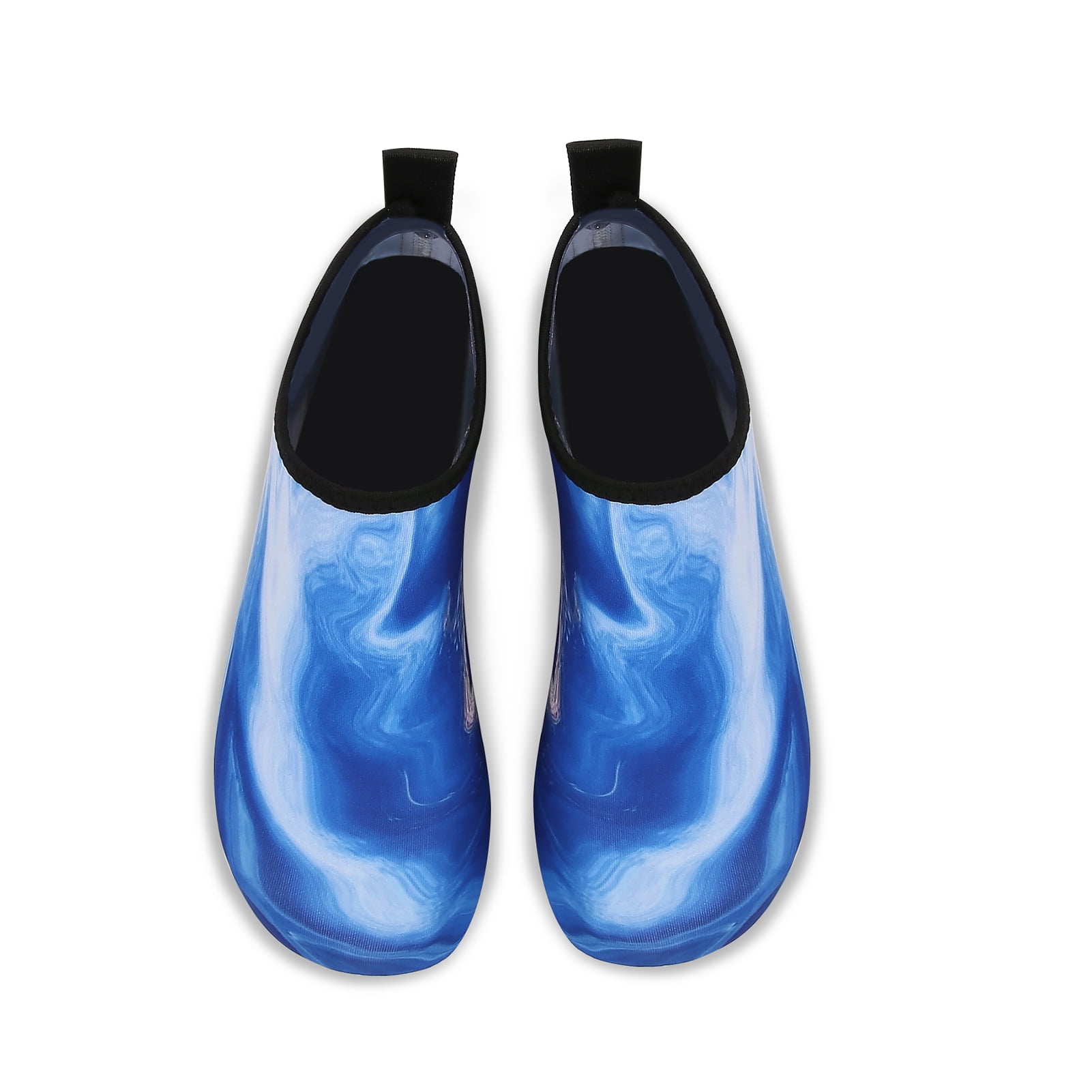 Men and Women a Slip On Barefoot Quick-Dry Beach Aqua Yoga Water Shoes (Ocean/Blue, 4-5 Women)