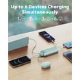 thumbnail image 4 of Portable Charger with Built in Cables, Portable Charger with Cords Wires Slim 10000mAh Travel Battery Pack 6 Outputs 3 Inputs 3A Fast Charging Power Bank for Samsung Google Pixel LG Moto iPhone iPad, 4 of 19