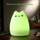 thumbnail image 3 of Lindo colorido silicona mascota gatito mascota Control remoto noche luz luminosa ER, 3 of 5