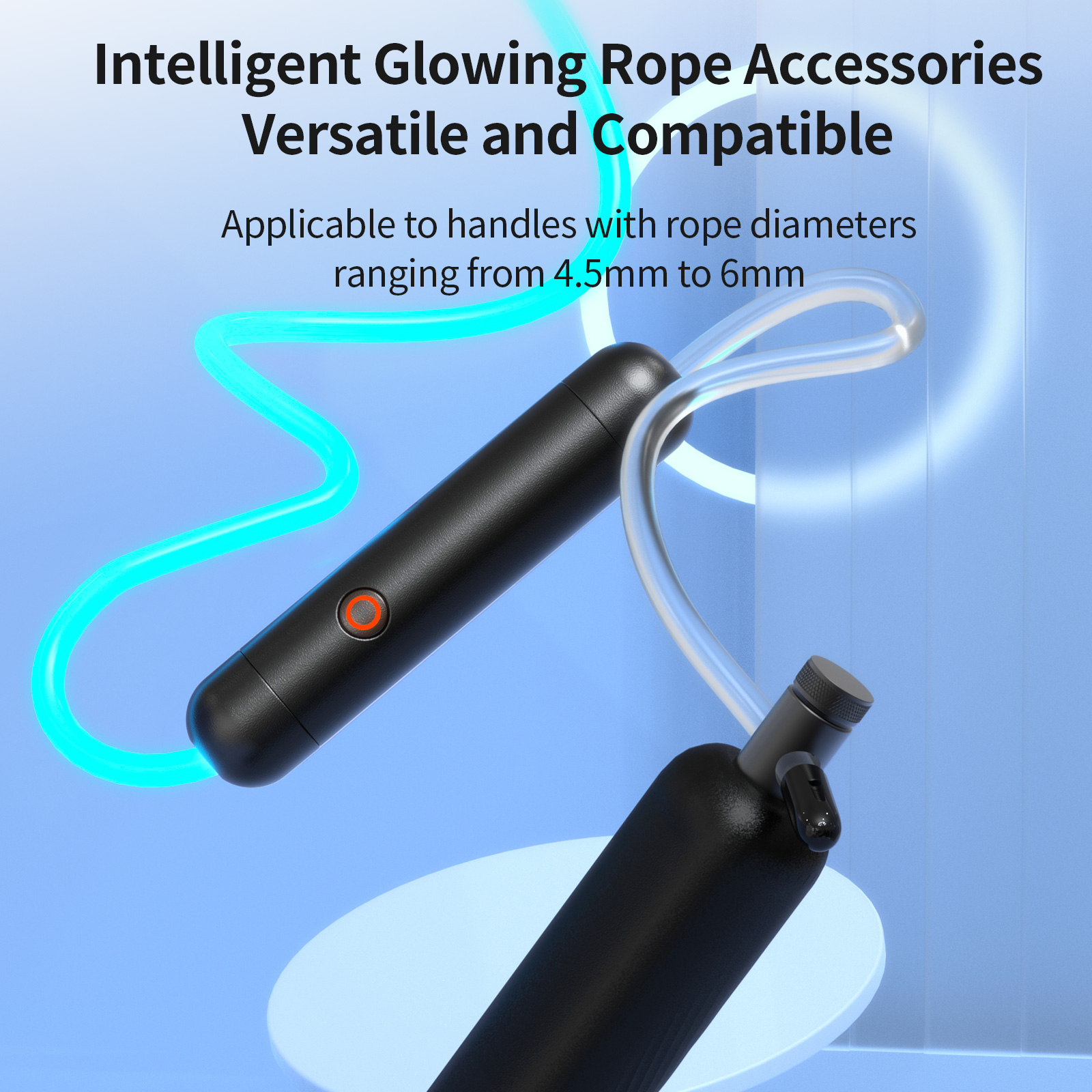 Cordless Jump Rope with Counter, 2 In 1 Weighted Ropeless Skipping Rope for Kids Women Men, Adjustable Digital Smart Jump Ropes for Fitness Workout Boxing Speed Training Crossfit Home Gym, Gray