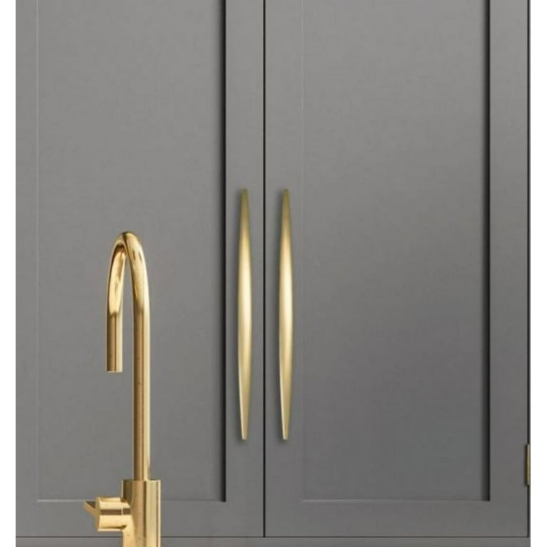 Velocity Collection 3 in. And 96 mm Center-to-Center Flat Ultra Brass Cabinet Pull Velocity Collection 3 in. And 96 mm Center-to-Center Flat Ultra Brass Cabinet Pull