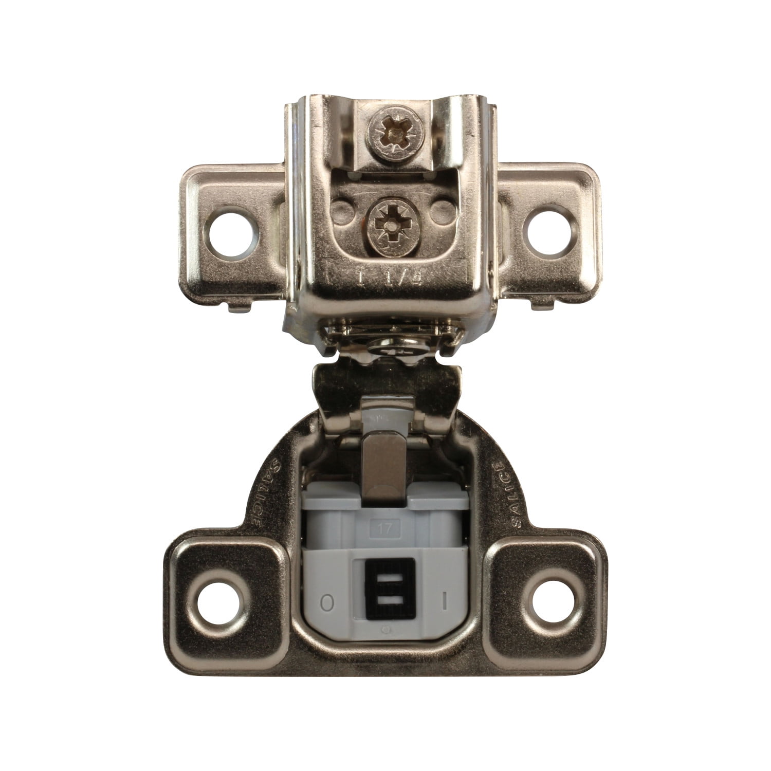 Salice 106 Degree 11/4" Overlay, Silentia Soft Close ScrewOn Face