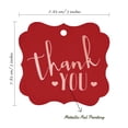 thumbnail image 7 of Inkdotpot Pack Of 50 Real Rose Gold Foil Bracket Shape Paper Tags Thank You Bridal Shower-Baby Shower-Retirement-Wedding-Birthday Favor Hang Tags, 7 of 7