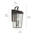 thumbnail image 2 of Kichler Lighting - Mathus - 2 Light Large Outdoor Wall Mount In Traditional, 2 of 5