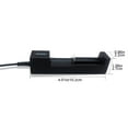 thumbnail image 2 of Universal 18650 Lithium Ion Battery Charger with USB Port for Multiple Rechargeable Cell Sizes, 2 of 8