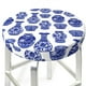 thumbnail image 3 of Disketp Blue Vases Funda Redonda para Taburete, Funda de Cojín para Silla de Bar Suave y Elástica-12 inch, 3 of 7