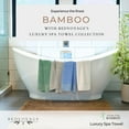thumbnail image 5 of BedVoyage Luxury Spa Bath Towel, 650 GSM Ultra Soft & Plush, Viscose Derived from Bamboo, Super Absorbent, Large Towels for Bathroom 30x54 - Stone, 5 of 6