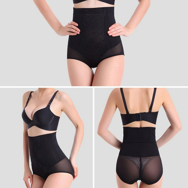Fajas de cintura alta para mujer Bragas de control de barriga Calzoncillos  adelgazantes sin costuras Fridja nalpqowj31186