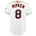 thumbnail image 3 of Men's Mitchell & Ness Cal Ripken White Baltimore Orioles Home Authentic Jersey, 3 of 6