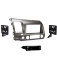thumbnail image 2 of Metra 99-7816G DIN/DDIN Install Kit for Honda Civic 2006-2011, Gray, 2 of 4