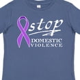 thumbnail image 4 of Inktastic Stop Domestic Violence-purple Ribbon Boys or Girls Toddler T-Shirt, 4 of 5