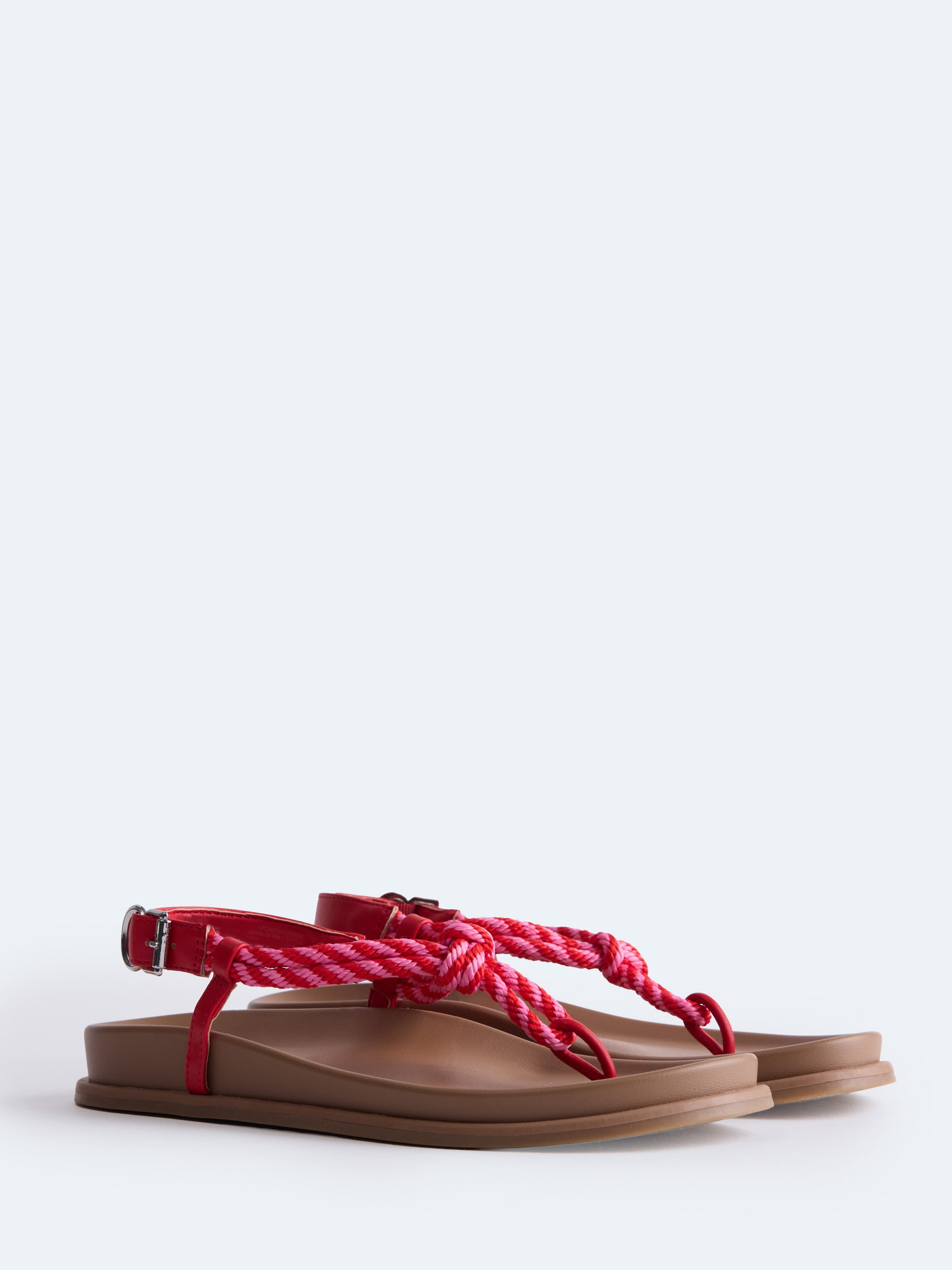 Free Assembly Women's Rope Footbed Sandals