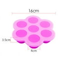 thumbnail image 4 of EIMELI Silicone Baby Food Freezer Tray with Clip-on Lid - Perfect Storage Container for Homemade Baby Food Vegetable & Fruit Purees and Breast Milk-Rose red, 4 of 4