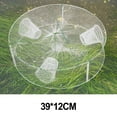 thumbnail image 2 of Mosiee Crab Trap Bait Lobster Crawfish Shrimp Portable Folded Cast Net Fishing Trap Net, 2 of 9