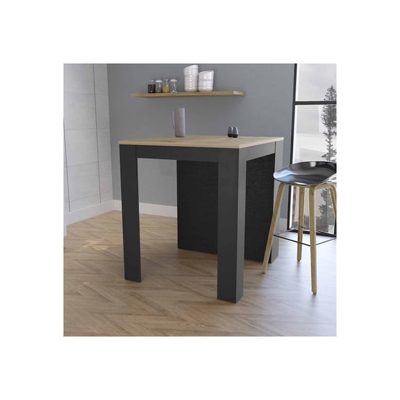 FM FURNITURE Alameda Kitchen Island, Three Drawers Concealed