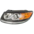 thumbnail image 1 of 2012 Hyundai Santa Fe Headlight Driver Side Halogen With Clear Lower Reflector Black Bezel High Quality, 1 of 1