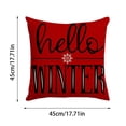 thumbnail image 3 of Fiudx Juego de Almohadas Navideñas con Diseño de Alce y Copo de Nieve, Suaves y Cómodas, Decoración Navideña para El Hogar, Acogedora Adición a La Sala de Estar, Regalo Perfecto para La Familia, Jueg, 3 of 7