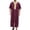 A-Wine262, variant on JAJAHO Mens Kaftan Abaya Robe Loose Fit Half Sleeve Ethnic Style Traditional Clothes V Neck Arab Slit Thobe