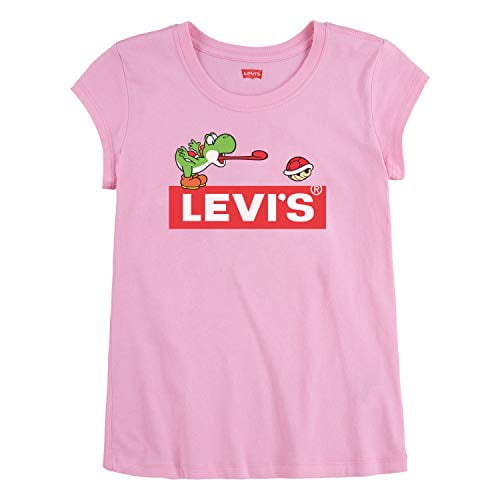 Levi s Girls Classic Graphic T Shirt Pink Yoshi 3T Walmart