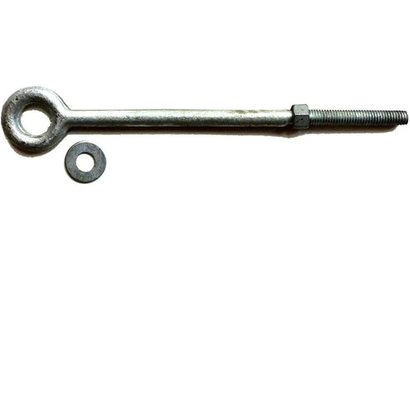 Eye Bolt Forged Galvanized 1/2 Inch X 10 Inch, Eye Bolt with Washer and Nut Galvanized Eye Bolt 1/2" x 10" Galvanized Forged Eye Bolts, Forged Eye Bolt, Eye Bolts Heavy Duty Eyebolts Long Eyebolt (7)