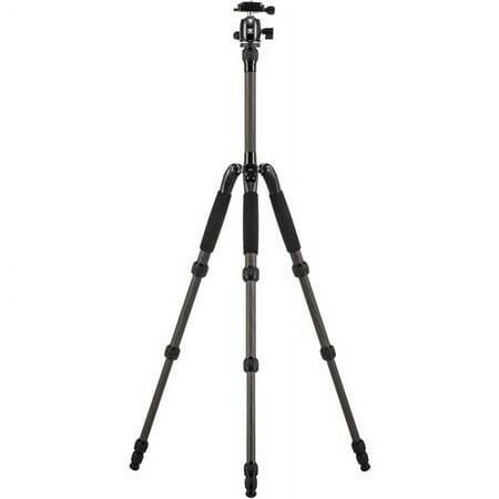 UPC: 6952060007014 | T-025SK T-05S Series Traveler Ultralight 5-Section Carbon Fiber Tripod with B-00 Ball Head Black