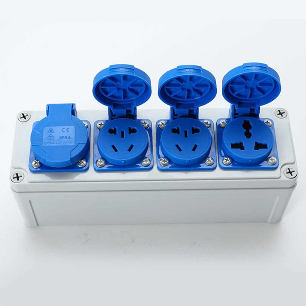 220V 10A Plastic Waterproof Junction Box for Outdoor Electrical Safety