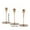 A-A, variant on 3PCS Iron Candle Holder Set - Valentine's Day Christmas Metal Candlestick for Romantic Table, Holiday Candle Stands for Candlelight Dinner Decorative Table Prop
