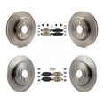 thumbnail image 1 of Transit Auto Front Rear Ceramic Pads and Disc Brake Rotors Kit for Car 2015 Ford Explorer Limited Sport XLT Without Heavy Duty Brakes K8A-101496, 1 of 8