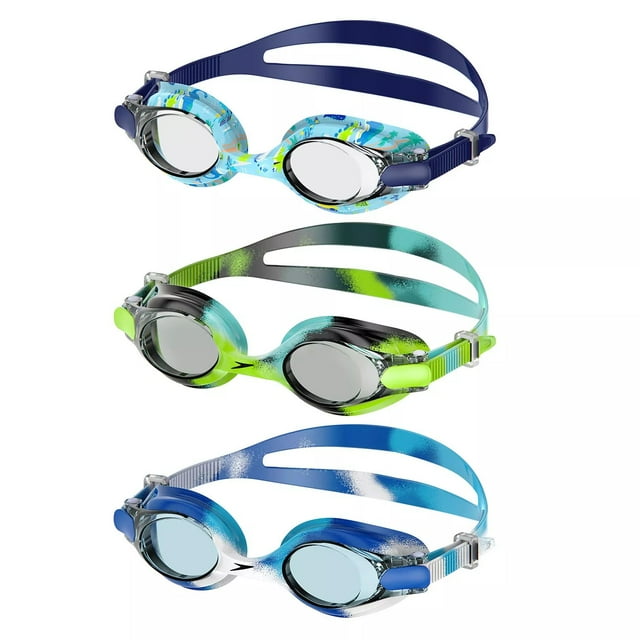SPEEDO Youth Goggle 3 Pack In Lime Ocean