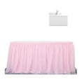 thumbnail image 1 of Dragonus Wedding Table Skirt Party Home Decor Table Skirt Wedding Party Tableware Cloth Baby Shower Birthday Banquet Party, 1 of 4