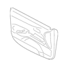 Genuine OE Mitsubishi Door Trim Panel - 7221A845XC