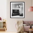 thumbnail image 3 of Historic Framed Print, [Interior of Haus der S.S. Ahnenerbe?, showing cabinet, chandelier, etc., Berlin], 17-7/8" x 21-7/8", 3 of 9