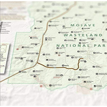 Mojave Wasteland National Park Style 16x20 Poster