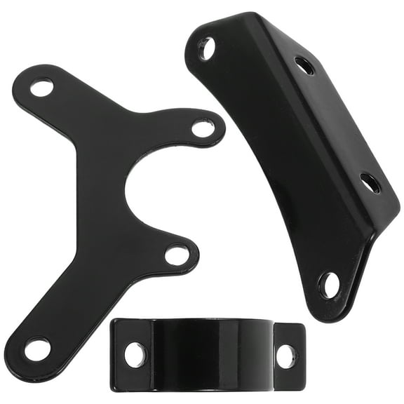 Zehuanyu 3 Pcs Motorcycle Cable Brake Pads Oil Cooler Bracket 11.00X3.00X2.10CM Black