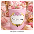 thumbnail image 4 of Vasos Prichos París Rosa de Cartón 8 Piezas por Empaque, 4 of 4