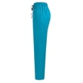 thumbnail image 3 of Fgvctg Womens Scrub Sets Plus Size Nurse Uniforms Stretchy V Neck Scrub Tops and Pants Scrub Set Medical Scrubs with Pockets Turquoise 2XL, 3 of 7