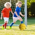 thumbnail image 4 of Queroig Indoor Silent Basketball High Rebound Low Noise Kids Dribbling Training Uncoated High Density Foam Practice Sports Bouncy Ball Toddlers Gift, 4 of 8